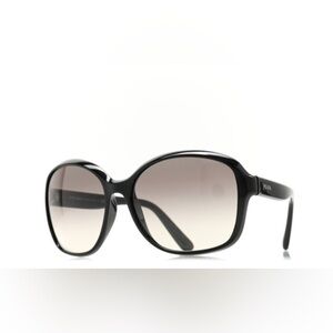 Prada Square Sunglasses SPR 18Q Black classic
